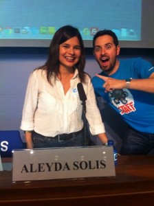 Aleyda Solis y Rand Fishkin en Mozcation Barcelona