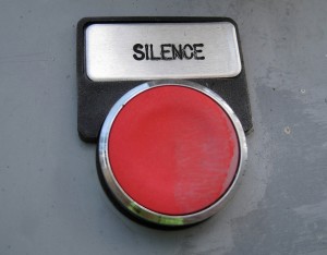 silencio en las redes sociales